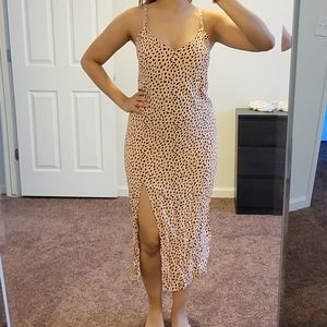 Leopard print dress